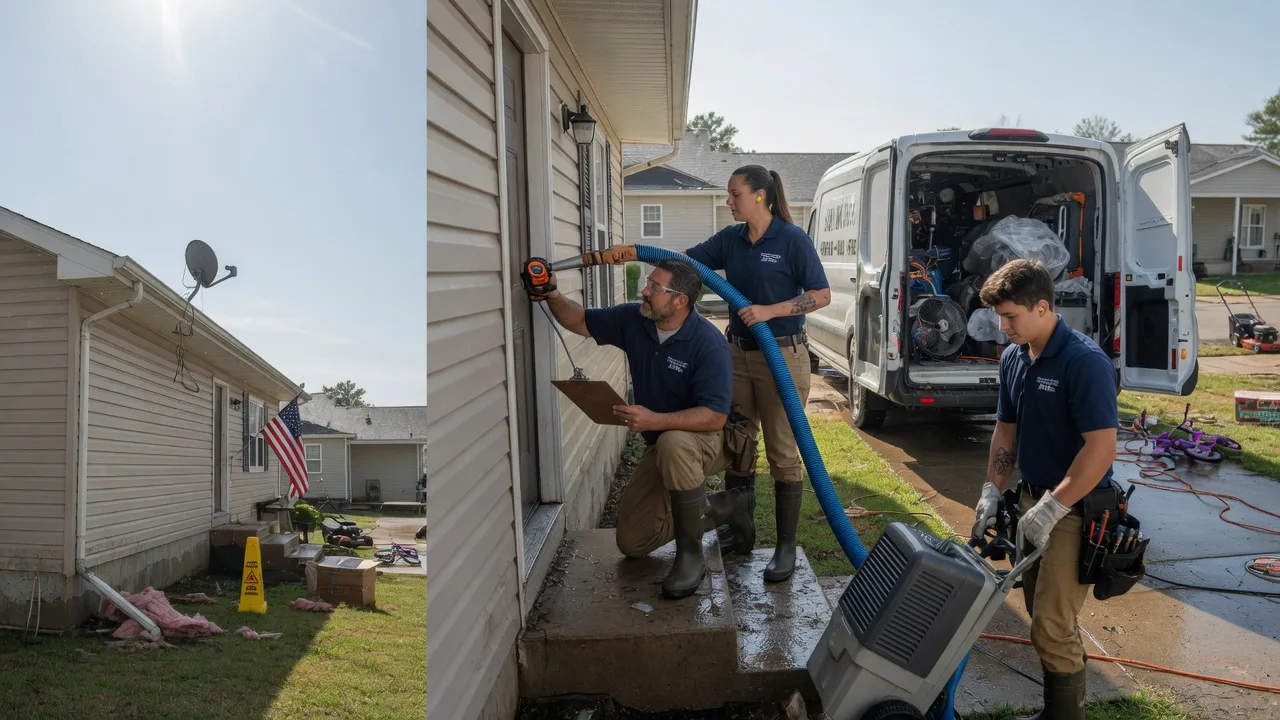 Ceiling Water Damage Restoration in Arvonia, VA near me